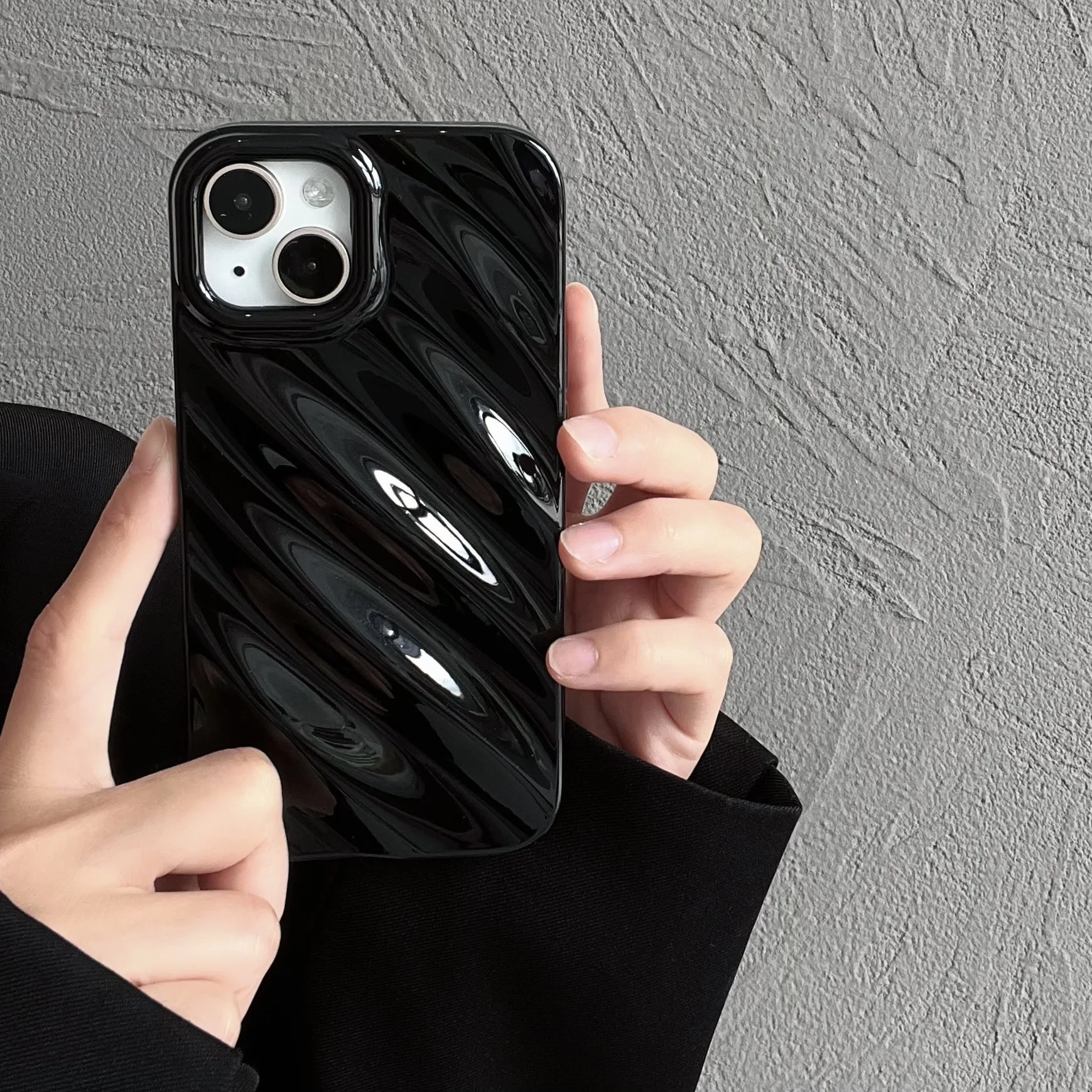Niche KD water ripple black Phone Case For iphone 14 13 12 11 Pro Max X XR XSMAX 7 8 Plus SE TPU Case Cover new products
Niche KD water ripple black Phone Case For iphone 14 13 12 11 Pro Max X XR XSMAX 7 8 Plus SE TPU Case Cover new products