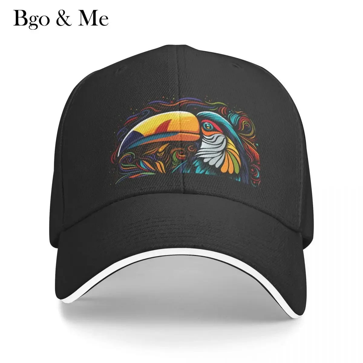 

2023 New Tribal Tropical Toucan Baseball Cap Sunhat Brand Man Caps Golf Cap Luxury Brand Man Hat Women's
