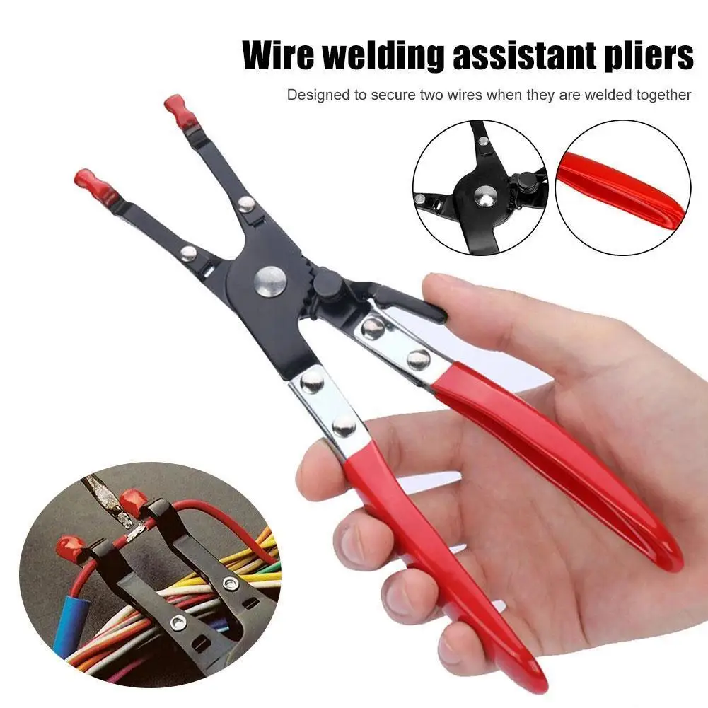 Carbon Steel Welding Auxiliary Pliers Reliable Wire Soldering Pliers Simplify Your Soldering Process 240mm Steel Tool
Carbon Steel Welding Auxiliary Pliers Reliable Wire Soldering Pliers Simplify Your Soldering Process 240mm Steel Tool