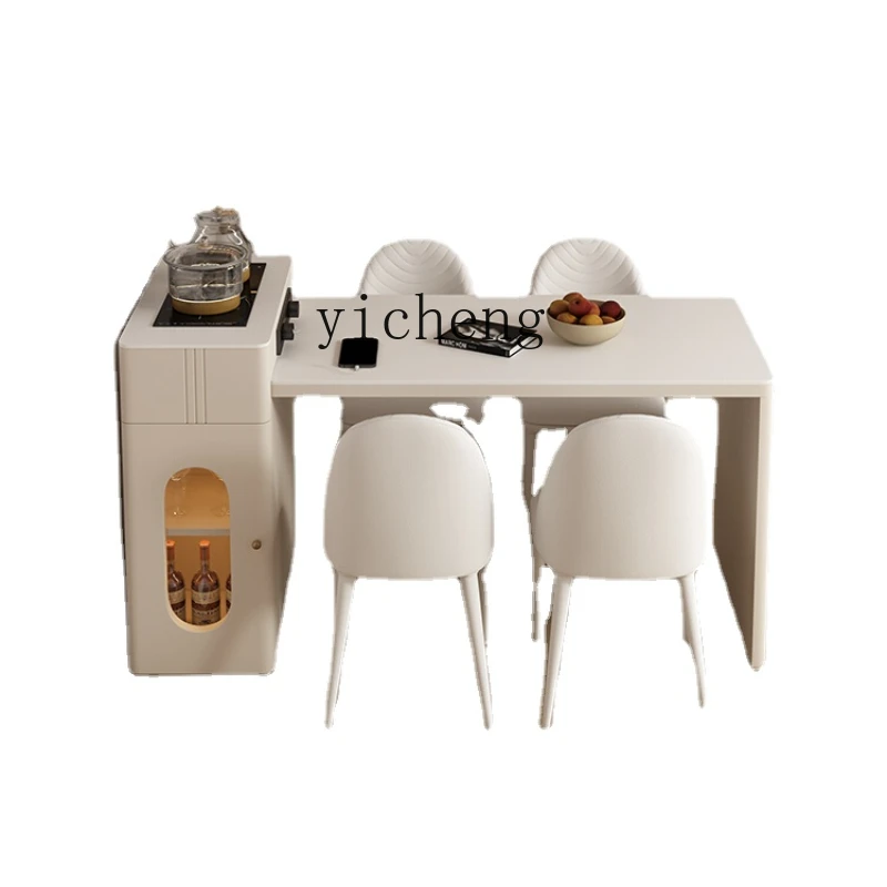 Zk Cream Style Kitchen Island Dining Table Tea Table Integrated Small Apartment Retractable Household Economical
Zk Cream Style Kitchen Island Dining Table Tea Table Integrated Small Apartment Retractable Household Economical
