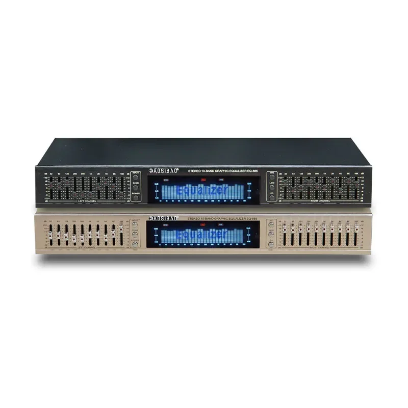 220V EQ665 Equalizer Hifi Home EQ Equalizer Dual 10 BAND Stereo Treble Alto Bass Regulation With Built-in Bluetooth
220V EQ665 Equalizer Hifi Home EQ Equalizer Dual 10 BAND Stereo Treble Alto Bass Regulation With Built-in Bluetooth