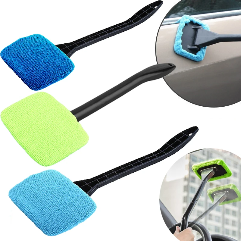 

Car Window Cleaner Brush Microfiber Windshield Wiper Wash Brush Cleaning Mop Long Handle Cleaning Washing Tool car Accessories