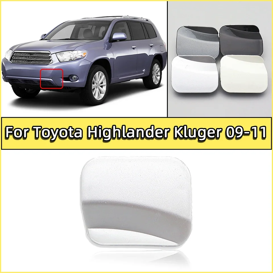 

Car Front Bumper Towing Hook Eye Cover Cap For Toyota Highlander Kluger 2009 2010 2011 Tow Hook Hauling Trailer Lid Hood Garnish