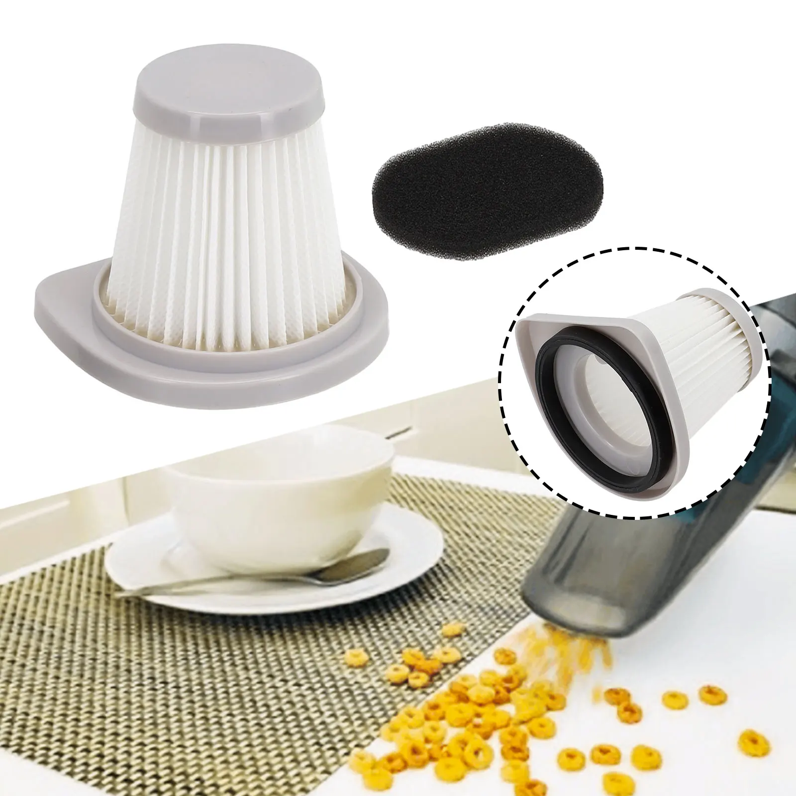1/2pcs Washable Wired Vacuum Cleaner Spare Replacement Parts Filter For R3S Household Cleaning Supplies
1/2pcs Washable Wired Vacuum Cleaner Spare Replacement Parts Filter For R3S Household Cleaning Supplies