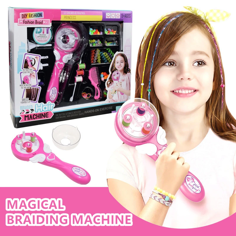 Electric Automatic Hair Braid DIY Stylish Braiding Hairstyle Tool Twist Braider Machine Weave Roller Pretend Girl's hair Toys
Electric Automatic Hair Braid DIY Stylish Braiding Hairstyle Tool Twist Braider Machine Weave Roller Pretend Girl's hair Toys