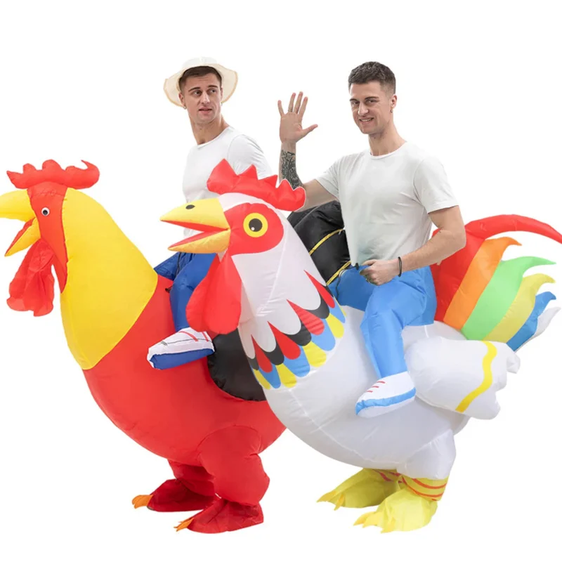 Riding Big Rooster Turkey Inflatable Costume Easter Halloween Christmas Carnival Birthday Party Masquerade Cosplay Holiday Gift
Riding Big Rooster Turkey Inflatable Costume Easter Halloween Christmas Carnival Birthday Party Masquerade Cosplay Holiday Gift