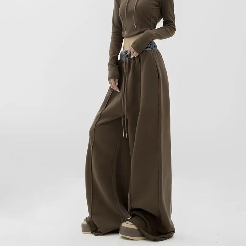 New Fashion High Quality Plus Velvet Thick Sports Pants Women's Loose Tooling Wind Pants Elastic Waist Drawstring Wide Legs
New Fashion High Quality Plus Velvet Thick Sports Pants Women's Loose Tooling Wind Pants Elastic Waist Drawstring Wide Legs
