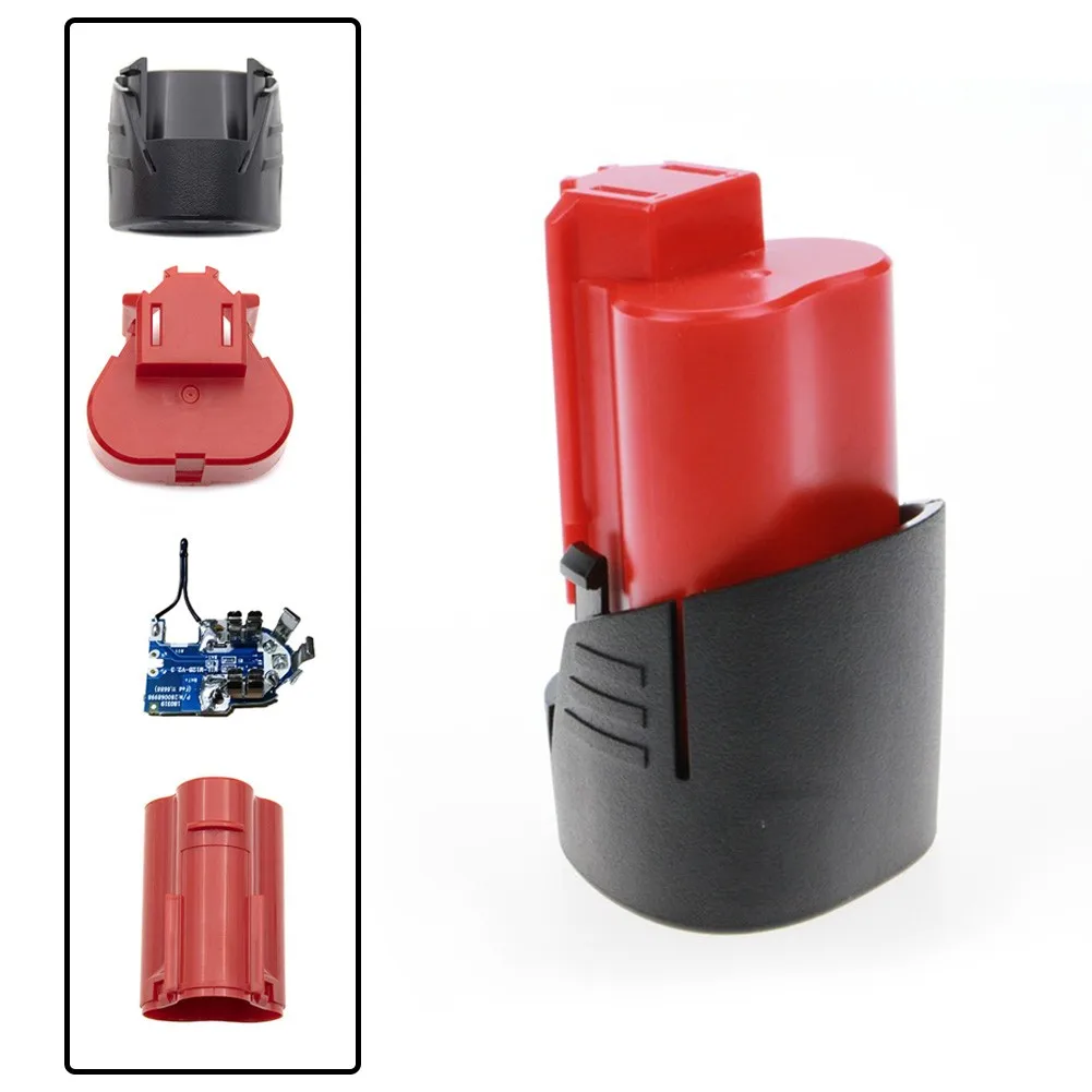 M12 Three-cell Battery Shell With PCB Plastic Case Circuit Board For 12V 1.3Ah 1.5Ah 48-11-2411 Li-ion Battery Storage
M12 Three-cell Battery Shell With PCB Plastic Case Circuit Board For 12V 1.3Ah 1.5Ah 48-11-2411 Li-ion Battery Storage