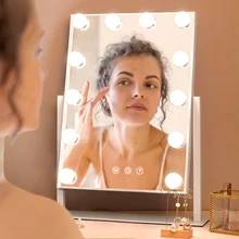 Fenair Smart Hollywood Mirror with Light Large Lighted Makeup Mirror Vanity Makeup Mirror Touch Control 3-colors Dimable Light
Fenair Smart Hollywood Mirror with Light Large Lighted Makeup Mirror Vanity Makeup Mirror Touch Control 3-colors Dimable Light