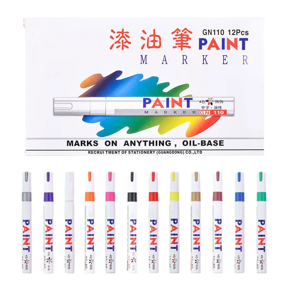 1pc Waterproof Car Wheel Tire Oily Mark Pen Auto Rubber Tyre Paint Pen Colorful Metal Permanent Paint Marker Graffiti Up
1pc Waterproof Car Wheel Tire Oily Mark Pen Auto Rubber Tyre Paint Pen Colorful Metal Permanent Paint Marker Graffiti Up