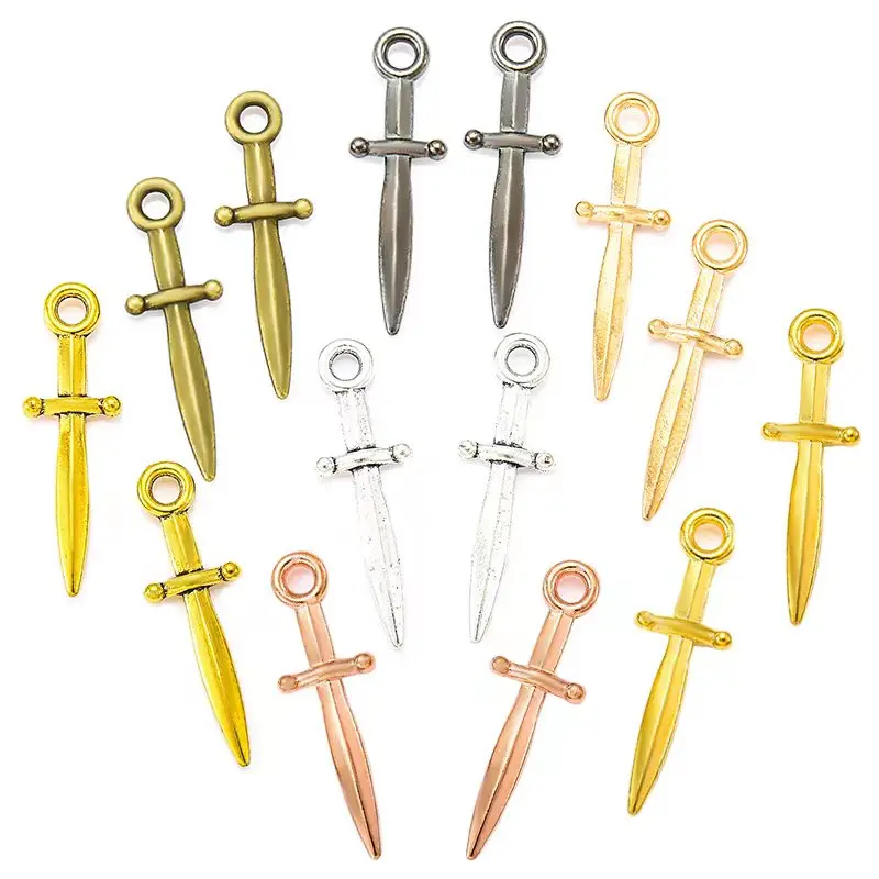 35 Pieces 7 Colors Vintage Dagger Zinc Alloy Charm Pendant Women Men Making Earrings Fashion Jewelry DIY Accessories 24X7mm
35 Pieces 7 Colors Vintage Dagger Zinc Alloy Charm Pendant Women Men Making Earrings Fashion Jewelry DIY Accessories 24X7mm