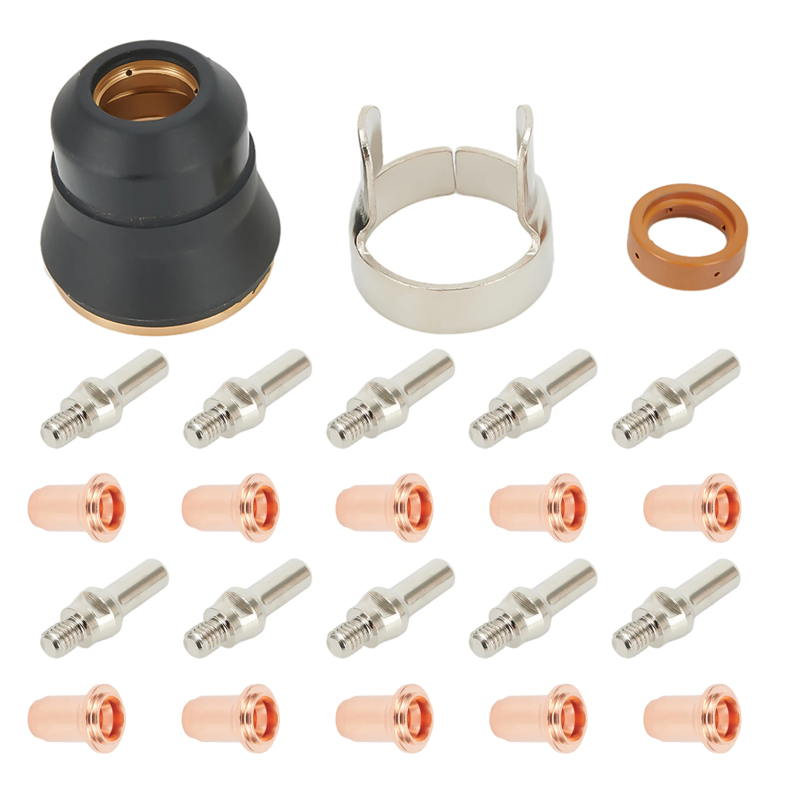 1Set Plasma Torch 1.1mm Nozzle Tip Kit With Vortex Ring Plasma 65 Torch TI-PC65 Welding Accessories
1Set Plasma Torch 1.1mm Nozzle Tip Kit With Vortex Ring Plasma 65 Torch TI-PC65 Welding Accessories