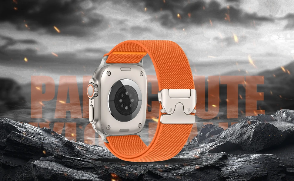 Parachute Straps For Apple Watch ultra 2 band 49mm 44mm 46mm 42mm 40mm 45mm 41mm Bracelet IWatch correa Series 10 9 8 7 6 5 3 SE Parachute Straps For Apple Watch ultra 2 band 49mm 44mm 46mm 42mm 40mm 45mm 41mm Bracelet IWatch correa Series 10 9 8 7 6 5 3 SE