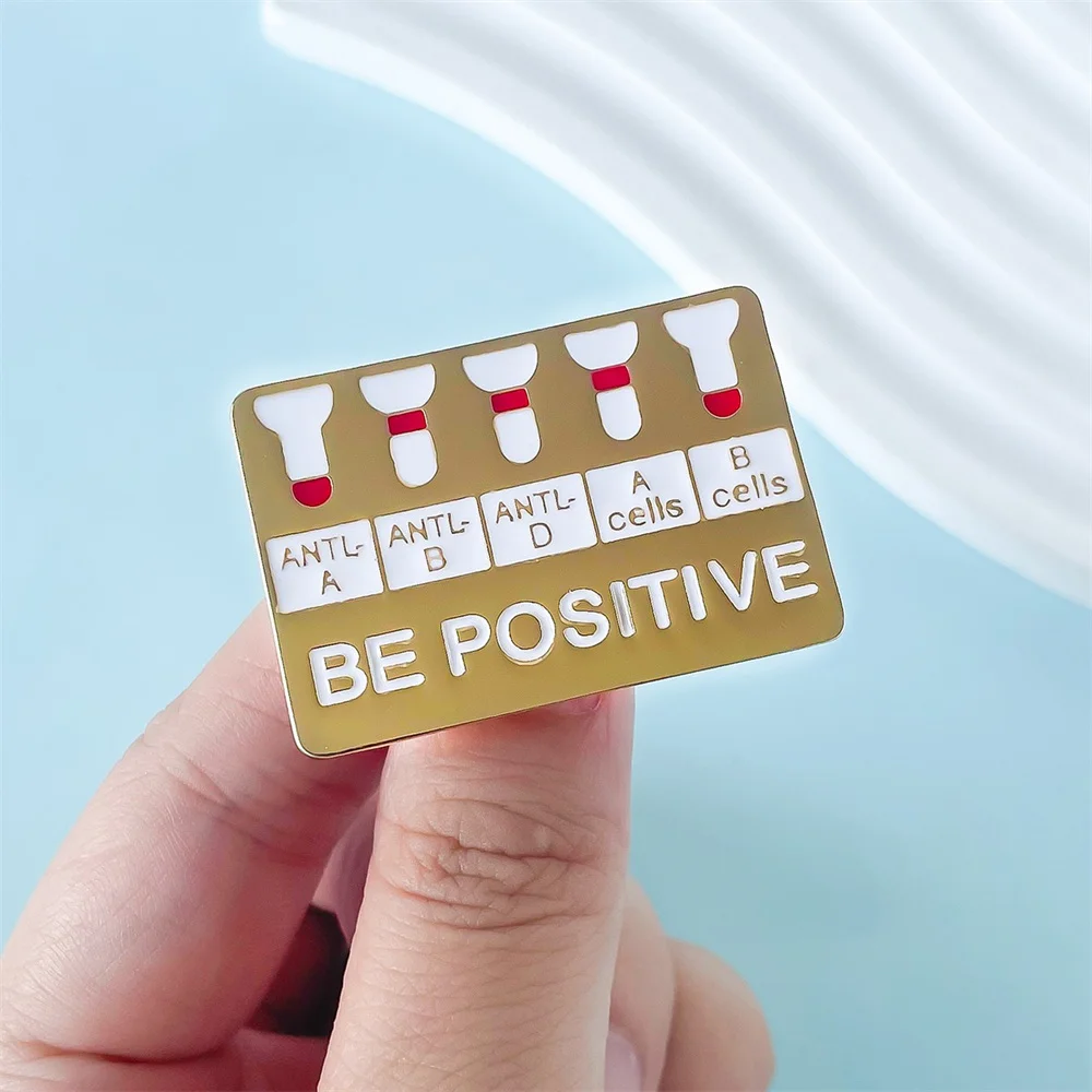 Innovative Mts Gel Card Science Pin Transfusion Chemical Blood Bank Brooch Backpack Hat Lapel Badge “be Positive”
Innovative Mts Gel Card Science Pin Transfusion Chemical Blood Bank Brooch Backpack Hat Lapel Badge “be Positive”