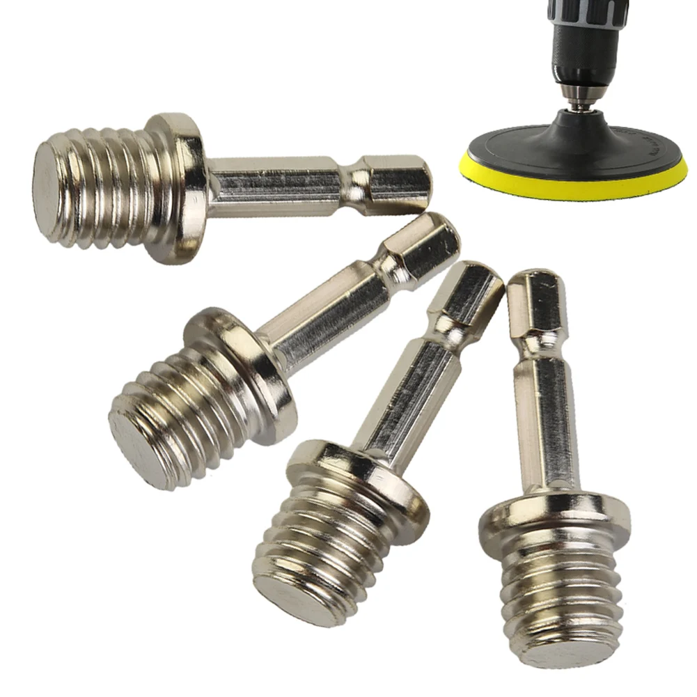 4pcs M14 Thread Adapter Screwdriver Bit Round Hexagon Connecting Rod Chuck For Electric Drill Rotary Backing Pad Polishing Disc
4pcs M14 Thread Adapter Screwdriver Bit Round Hexagon Connecting Rod Chuck For Electric Drill Rotary Backing Pad Polishing Disc