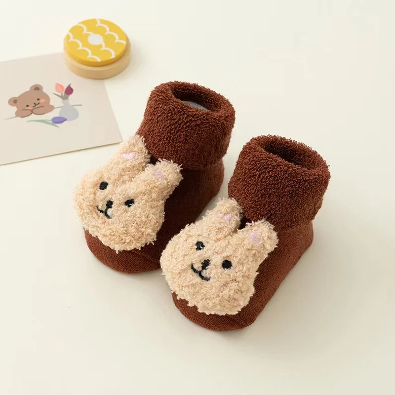 New Cute Cartoon Bear Baby Socks For 2023 Boys Girls Winter Soft Cotton Anti Slip Solid Newborn Toddler Sock Kid Thicken Socken
New Cute Cartoon Bear Baby Socks For 2023 Boys Girls Winter Soft Cotton Anti Slip Solid Newborn Toddler Sock Kid Thicken Socken