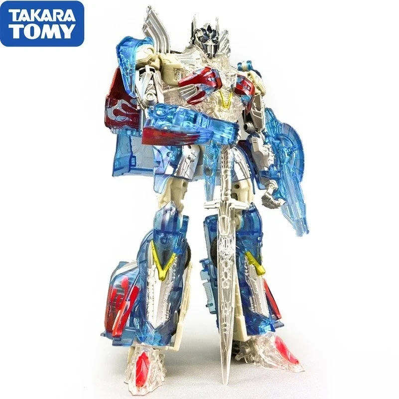 New Transformers Genuine Robot Car Autobots Toy Transparent Optimus Prime Cleaver TLK EX Action Figure Collections
New Transformers Genuine Robot Car Autobots Toy Transparent Optimus Prime Cleaver TLK EX Action Figure Collections