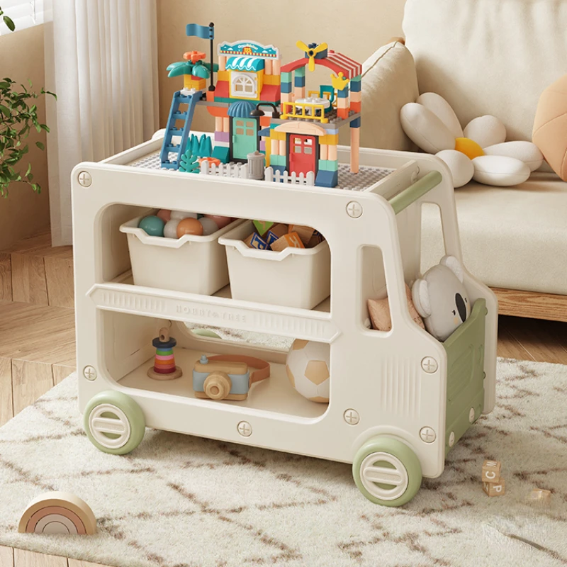 Children's multifunctional building block table trolley storage cabinet baby big particle assembled educational toys.
Children's multifunctional building block table trolley storage cabinet baby big particle assembled educational toys.