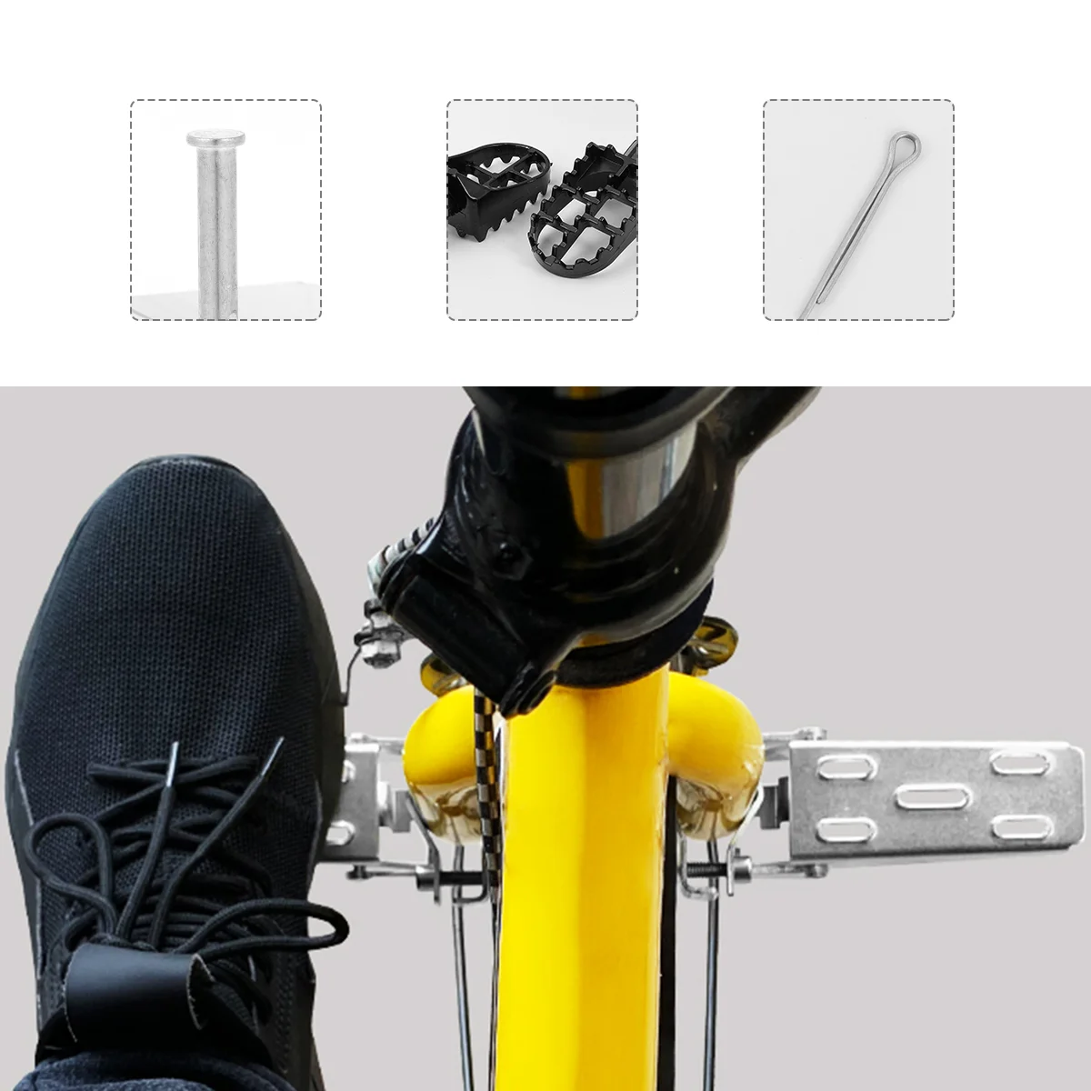 2pcs Wide Pegs Steel 360° Roating MX Bobber Style Motorcycle Footpegs Rest Replacement for Road King ( Black )
2pcs Wide Pegs Steel 360° Roating MX Bobber Style Motorcycle Footpegs Rest Replacement for Road King ( Black )