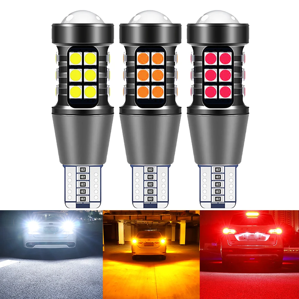 2pcs Super Bright W16W T15 921 LED Bulb Canbus Car Light 3030 27SMD No Error For Rear Backup Reverse Lamp Tail Signal 12V White
2pcs Super Bright W16W T15 921 LED Bulb Canbus Car Light 3030 27SMD No Error For Rear Backup Reverse Lamp Tail Signal 12V White