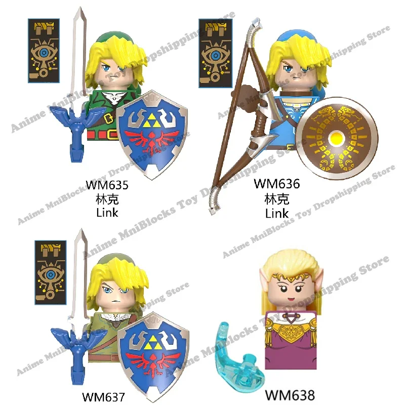 WM6053 игра «Легенда о Зельде» из мультфильма «соединенная принцесса», мини-кирпичи, фигурка в сборе, игрушки, строительные блоки, Детская модель, подарки 
WM6053 игра «Легенда о Зельде» из мультфильма «соединенная принцесса», мини-кирпичи, фигурка в сборе, игрушки, строительные блоки, Детская модель, подарки