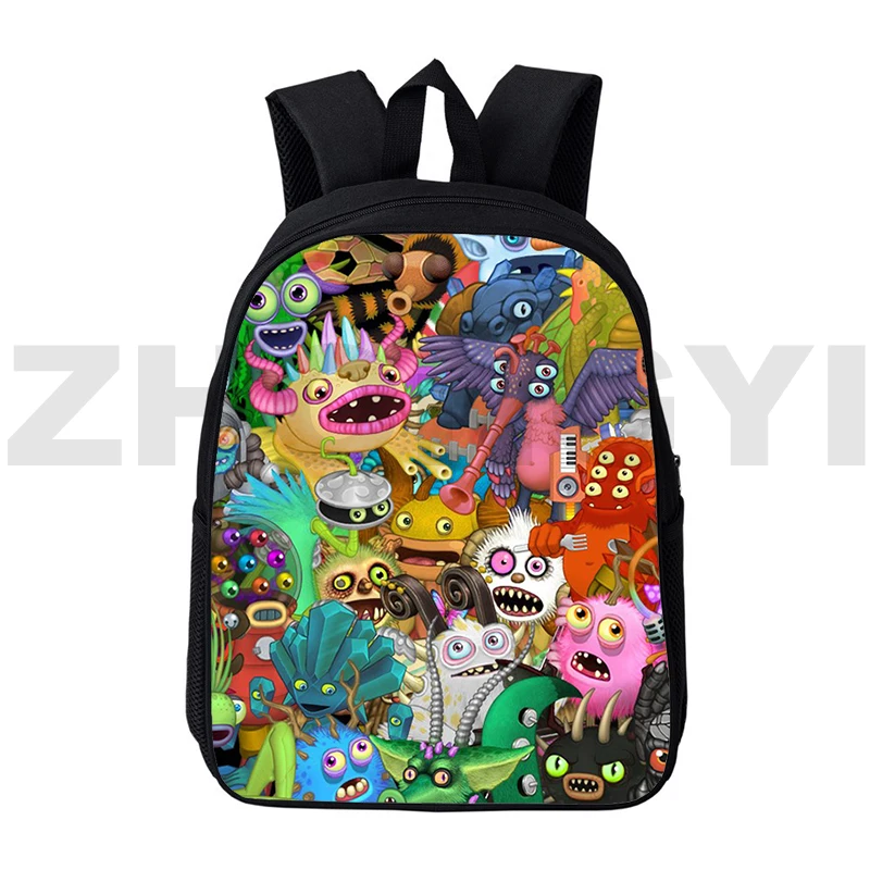 Video Game My Singing Monsters Backpacks for Primary Students 12/16 Inch Kawaii Anime Kids Bookbag 3D Print Cartoon School Bags
Video Game My Singing Monsters Backpacks for Primary Students 12/16 Inch Kawaii Anime Kids Bookbag 3D Print Cartoon School Bags