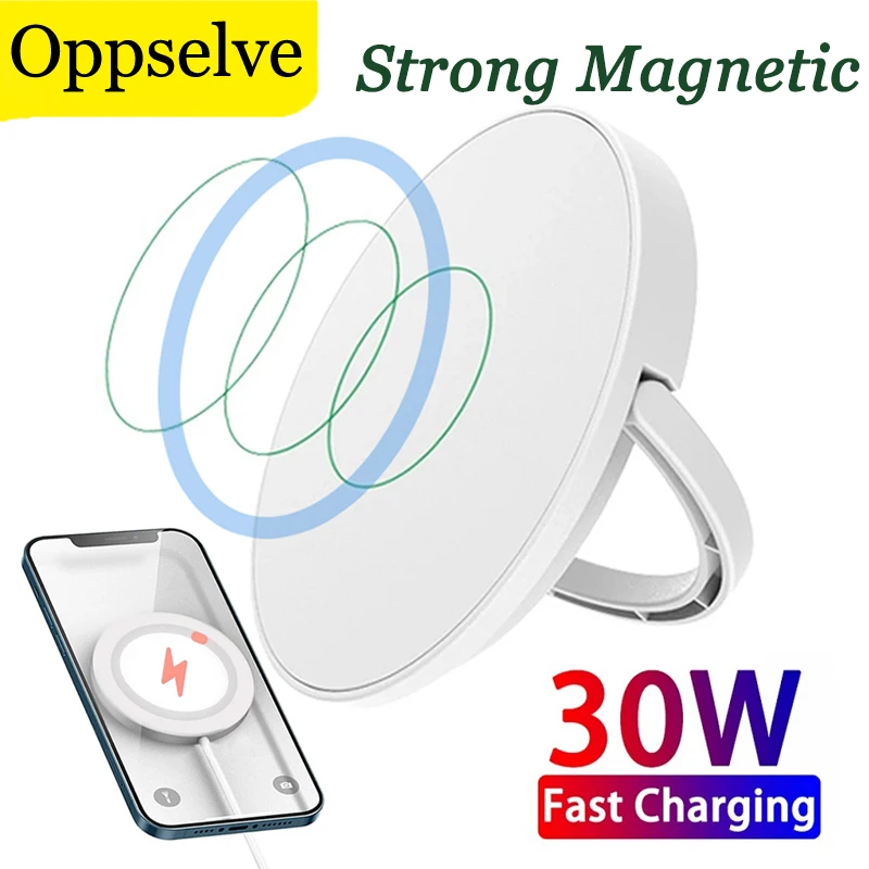 30W Strong Magnetic Wireless Charger Pad For iPhone 12 13 Pro Max Fast Charging Type C Cable Chargers For Magsafing USBC Adapter
30W Strong Magnetic Wireless Charger Pad For iPhone 12 13 Pro Max Fast Charging Type C Cable Chargers For Magsafing USBC Adapter