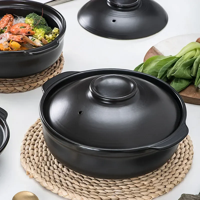 Korean Pot casserole pottery soup pot steamed rice braised chicken rice and heat resistant pot Claypot rice Gas
Korean Pot casserole pottery soup pot steamed rice braised chicken rice and heat resistant pot Claypot rice Gas
