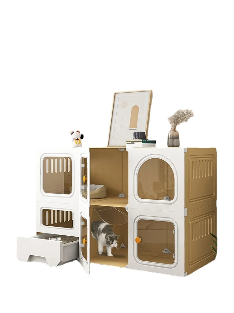 XL Toilet Integrated Indoor Home Cat Nest Small Apartment Does Not Cover an Area of Cat House
XL Toilet Integrated Indoor Home Cat Nest Small Apartment Does Not Cover an Area of Cat House