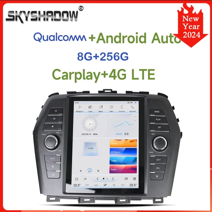 Tesla Qualcomm Carplay 360 Camera Car DVD Player Android 11.0 8G+256G 4G SIM GPS Radio wifi Bluetooth For Nissan Maxima 2016-
Tesla Qualcomm Carplay 360 Camera Car DVD Player Android 11.0 8G+256G 4G SIM GPS Radio wifi Bluetooth For Nissan Maxima 2016-