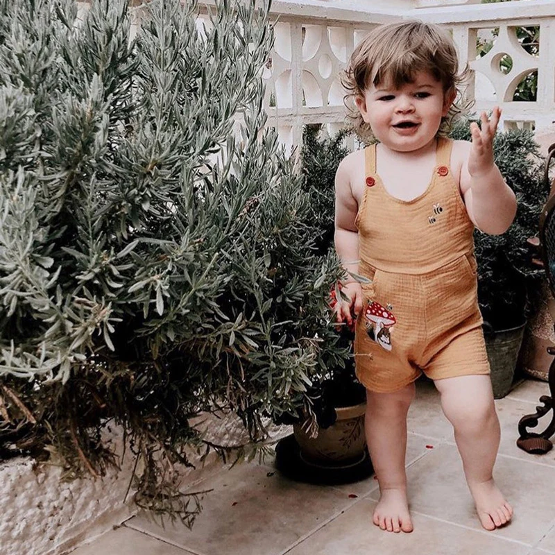 Momlover Toddler Baby Boy Girl Romper Jumpsuit Infant Sleeveless Solid Color Suspender Pants Jumpsuit Clothes
Momlover Toddler Baby Boy Girl Romper Jumpsuit Infant Sleeveless Solid Color Suspender Pants Jumpsuit Clothes