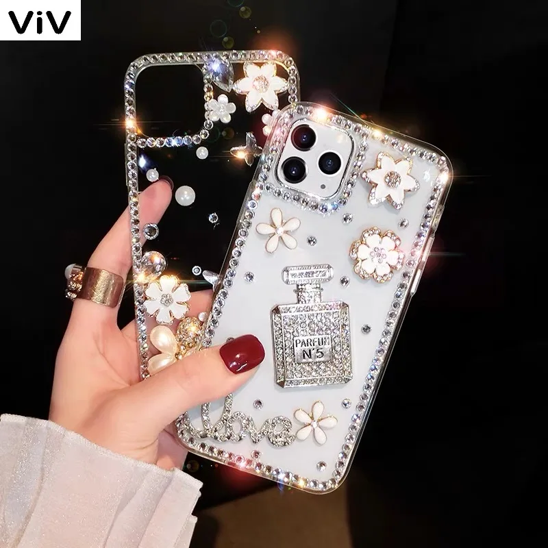 Flower Diamond Phone Case For iPhone 15 14 13 12 11 Pro Max 14 Plus X XS Max XR 7 8 SE Mini Clear Soft Cover Handmade Rhinestone
Flower Diamond Phone Case For iPhone 15 14 13 12 11 Pro Max 14 Plus X XS Max XR 7 8 SE Mini Clear Soft Cover Handmade Rhinestone