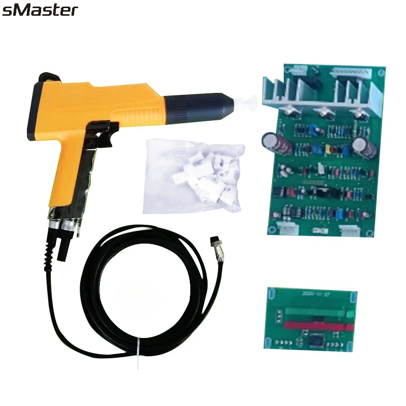 

Complete GM02 Manual Electrostatic Powder Coating Spray Gun with 101 PCB Circuit Board For GEMA 101 Powder Coating Machine