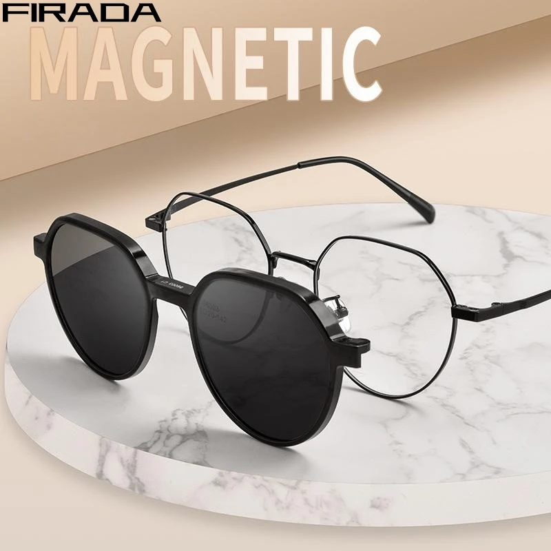FIRADA Fashion Comfortable Magnet Eyeglasses Ultra Light Vintage Double Beam Eyewear Prescription Glasses Frame Men Women 86003
FIRADA Fashion Comfortable Magnet Eyeglasses Ultra Light Vintage Double Beam Eyewear Prescription Glasses Frame Men Women 86003