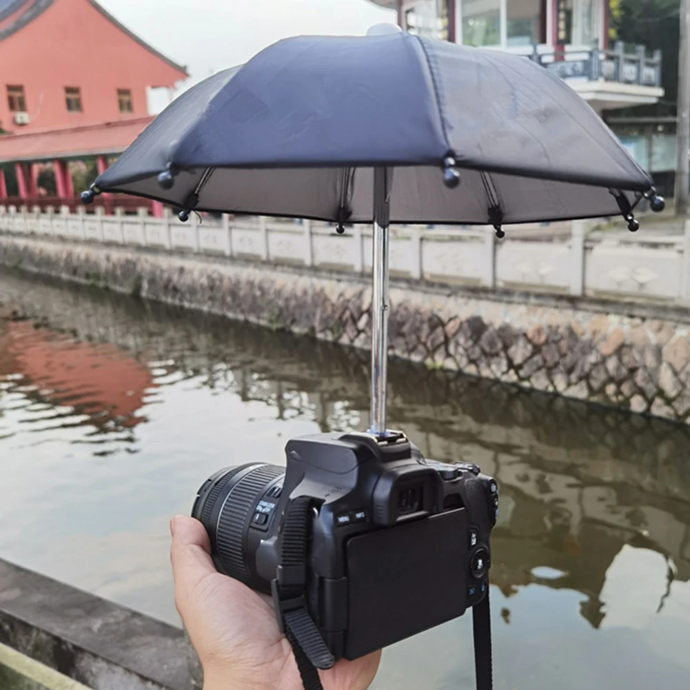 Camera Umbrella With Hot Shoe Phone Holder Sun Hood Glare Reducing Sunshade For DSLR Outdoor Camera Photography Accessories
Camera Umbrella With Hot Shoe Phone Holder Sun Hood Glare Reducing Sunshade For DSLR Outdoor Camera Photography Accessories