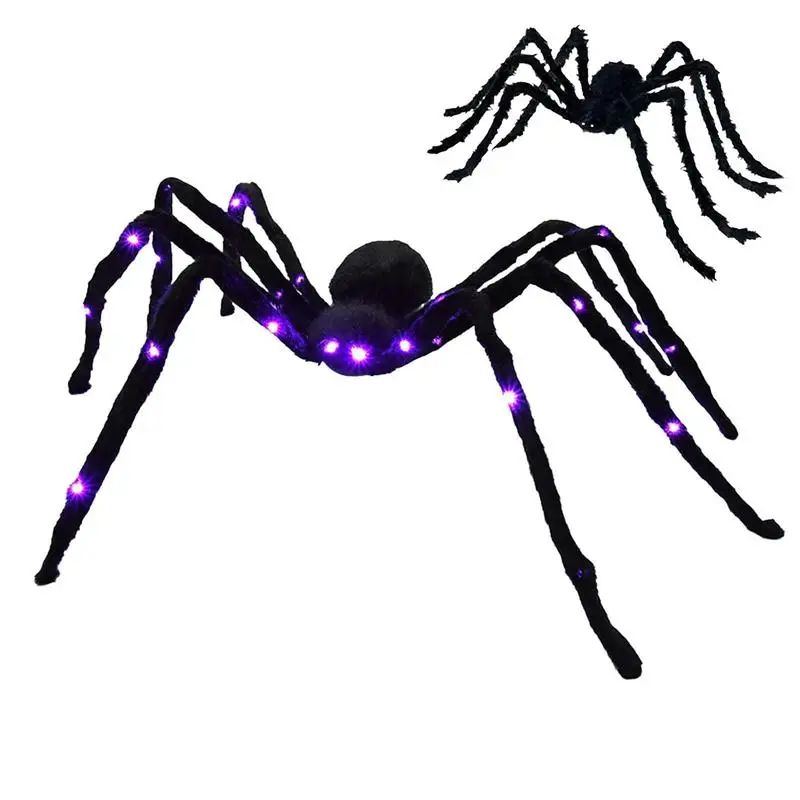 Halloween Spider Luminous Spider Scary Spider LED Spider Halloween Decorations Props Haunted House Indoor Outdoor Decoration
Halloween Spider Luminous Spider Scary Spider LED Spider Halloween Decorations Props Haunted House Indoor Outdoor Decoration
