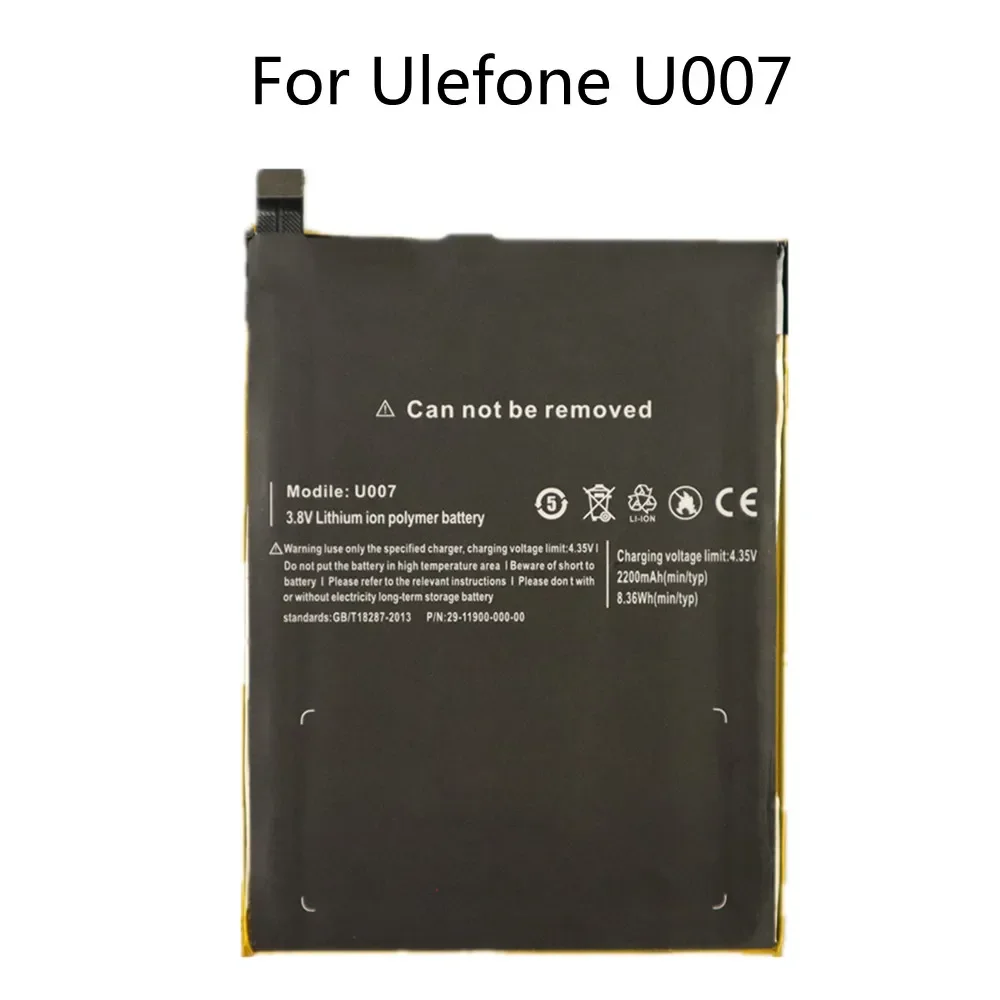 High Quality Original U007 Battery 2200mAh For Ulefone U007 Smartphone Replacement Battery
High Quality Original U007 Battery 2200mAh For Ulefone U007 Smartphone Replacement Battery