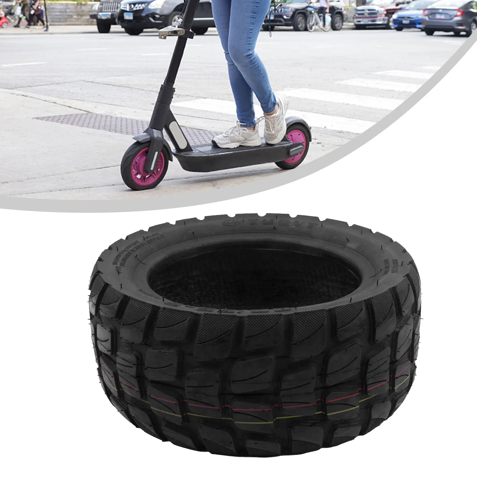 Brand New Durable E-scooter Tubeless Tire Electric Scooter 10X3.0 80/65-6 90/55-6 Black Rubber For Electric Scooter
Brand New Durable E-scooter Tubeless Tire Electric Scooter 10X3.0 80/65-6 90/55-6 Black Rubber For Electric Scooter