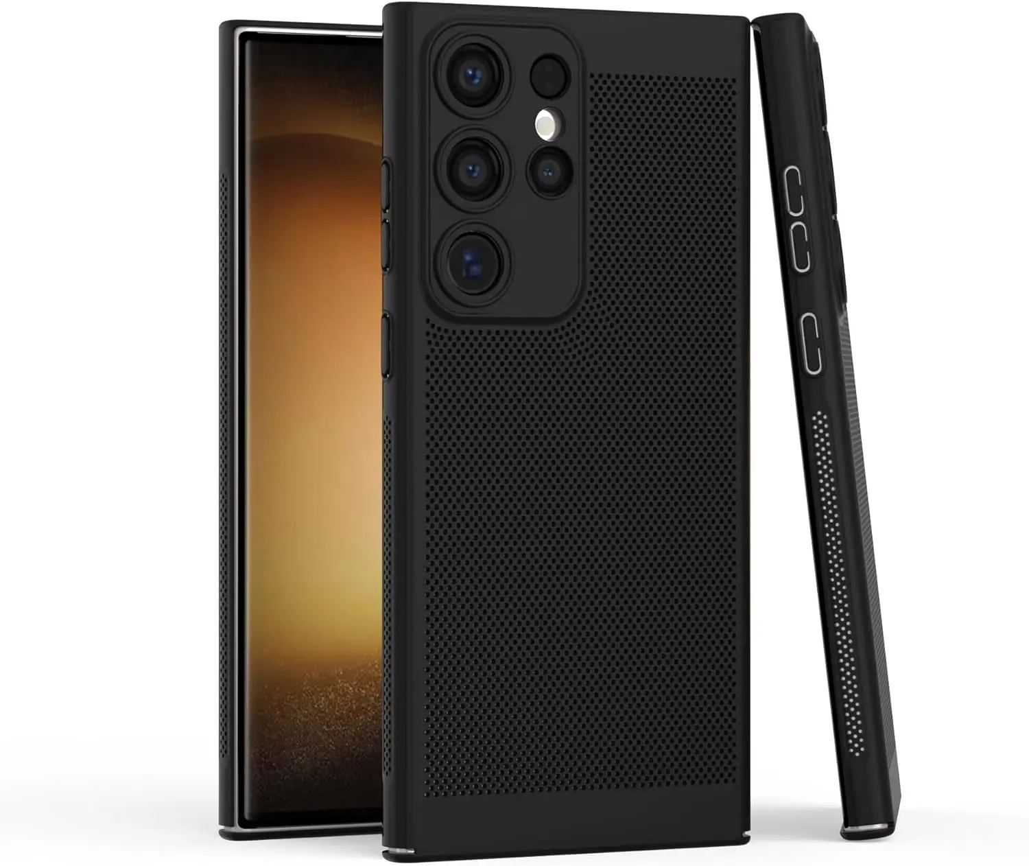 Hard mesh case for Samsung Galaxy S23 S22 S21,Breathable Heat Dissipation Lens All-Inclusive case , Drop-Proof Anti-Fingerprint
Hard mesh case for Samsung Galaxy S23 S22 S21,Breathable Heat Dissipation Lens All-Inclusive case , Drop-Proof Anti-Fingerprint