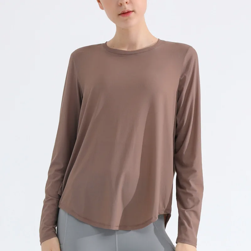 Women Loose Yoga Shirts Mesh Patchwork Workout Tops Thumb Hole Long Sleeves Sport T-Shirt Gym Fitness Running Sweatshirts Female
Women Loose Yoga Shirts Mesh Patchwork Workout Tops Thumb Hole Long Sleeves Sport T-Shirt Gym Fitness Running Sweatshirts Female