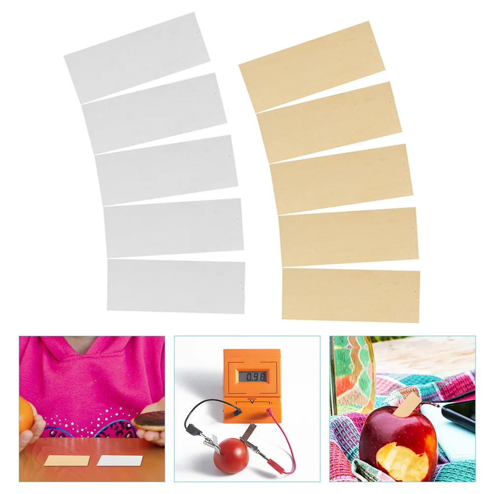 Copper Zinc Anode Sheet Electrode Strip Fruit Experiment Supplies Metal Sheets Physics Materials
Copper Zinc Anode Sheet Electrode Strip Fruit Experiment Supplies Metal Sheets Physics Materials