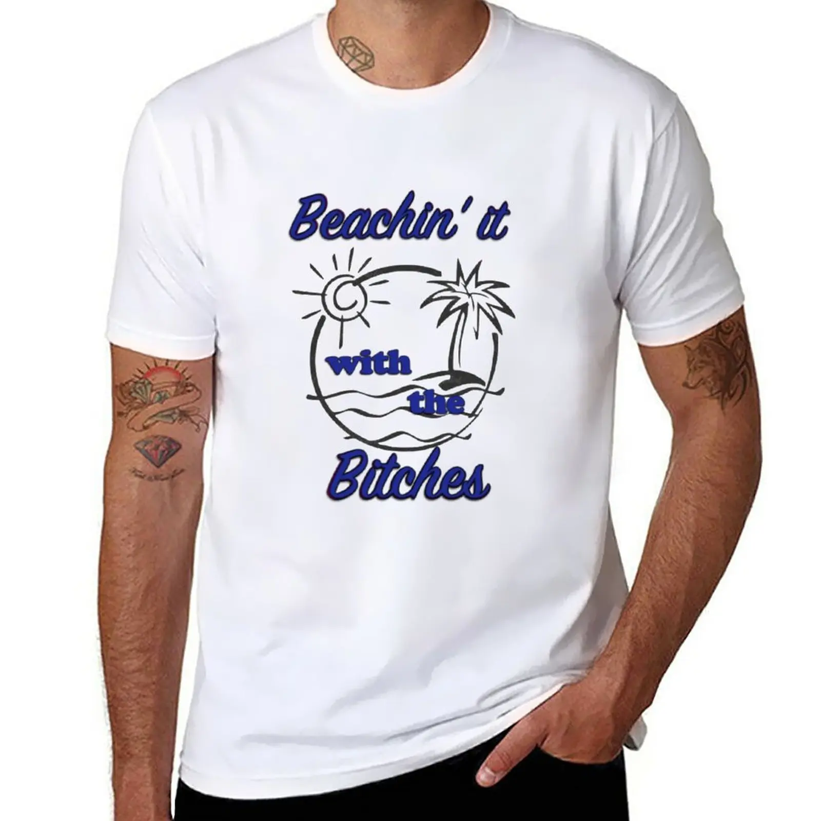 Beachin' it (blue) T-Shirt cute clothes oversized oversizeds quick drying Men's clothing
Beachin' it (blue) T-Shirt cute clothes oversized oversizeds quick drying Men's clothing
