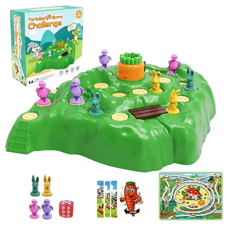 Bunny Rabbit Trap Game Toy Parent-child Interactive Educational Competitive Board Game Tortoise And Rabbit Race Toy For Kids
Bunny Rabbit Trap Game Toy Parent-child Interactive Educational Competitive Board Game Tortoise And Rabbit Race Toy For Kids