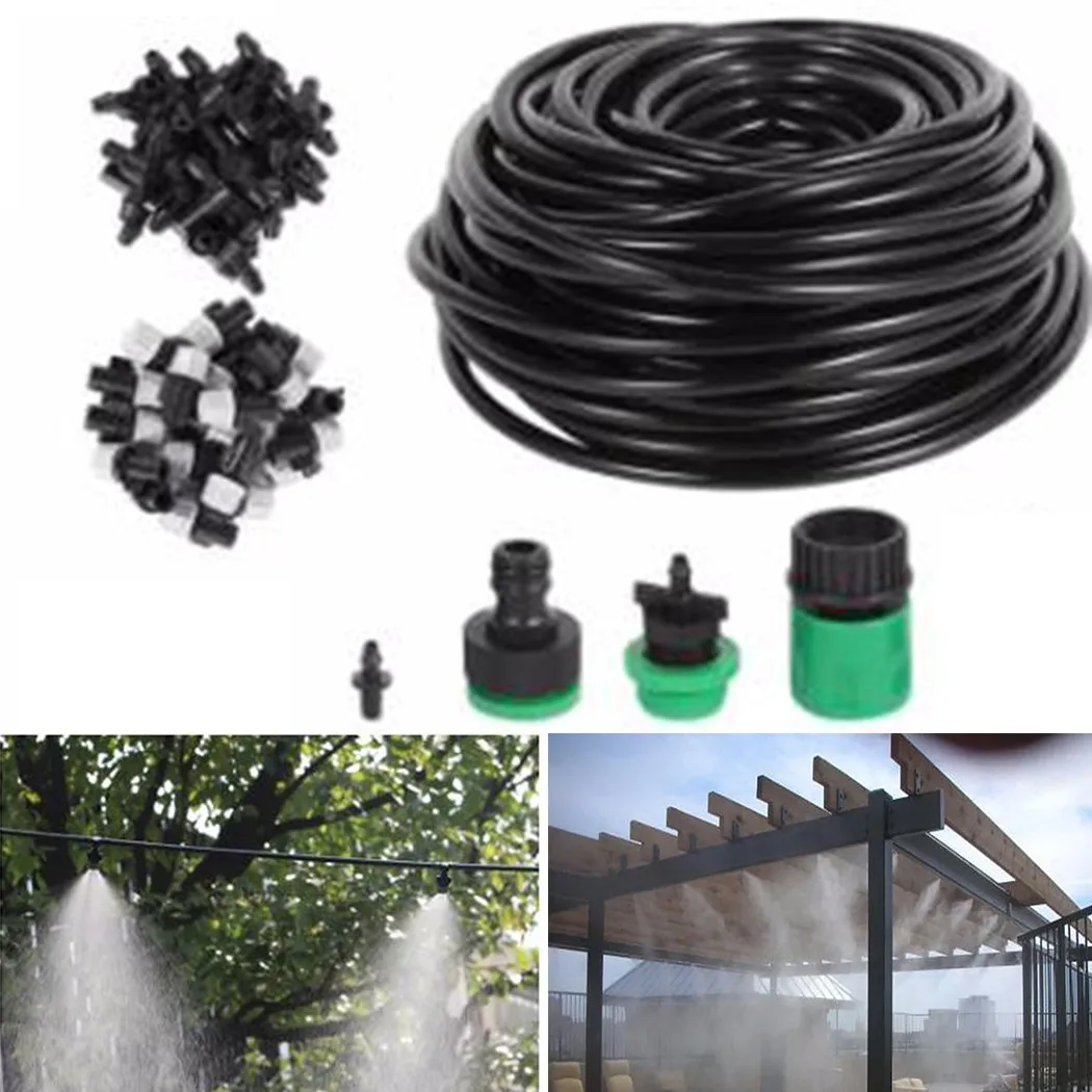 20M Outdoor Cooling Patio Misting System Fan Cooler Water Mist Gardenhouse Garden Patio Spray Hot Fogger Misting System Supplies
20M Outdoor Cooling Patio Misting System Fan Cooler Water Mist Gardenhouse Garden Patio Spray Hot Fogger Misting System Supplies