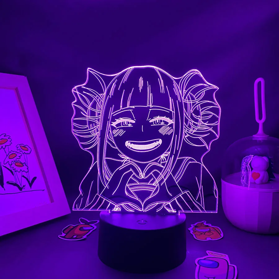 Фигурка из аниме, дневные 3D светодиодные ночники, красочный подарок для подруги, Женский Декор для спальни, манга, моя геройская академия, Отаку, Лавовая Лампа
Фигурка из аниме, дневные 3D светодиодные ночники, красочный подарок для подруги, Женский Декор для спальни, манга, моя геройская академия, Отаку, Лавовая Лампа