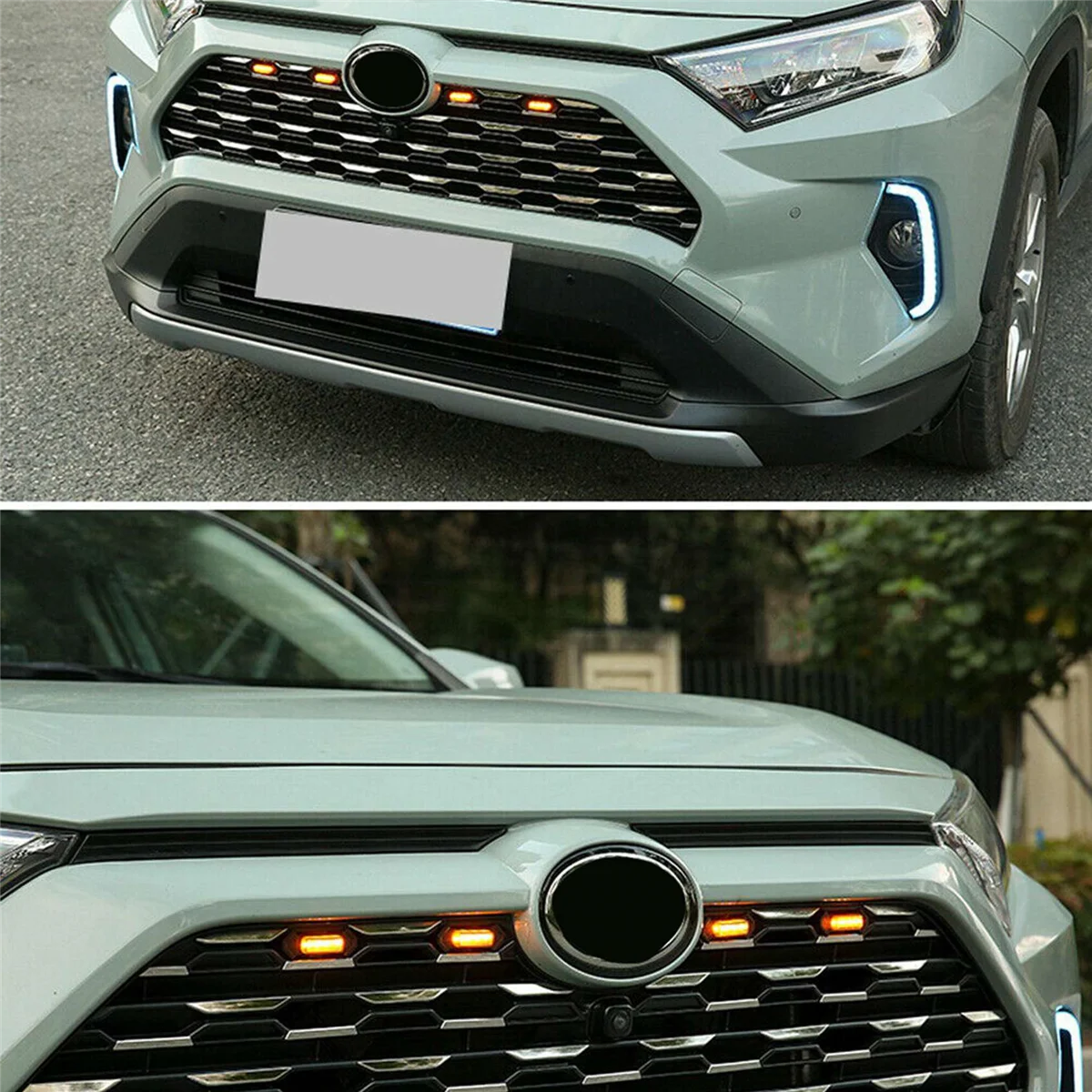 20X for 2016-2021 Toyota Tacoma TRD Pro / 2019-2021 RAV4 LED Front Grille Smoked Amber Light Daytime Running Lights Lamp
20X for 2016-2021 Toyota Tacoma TRD Pro / 2019-2021 RAV4 LED Front Grille Smoked Amber Light Daytime Running Lights Lamp