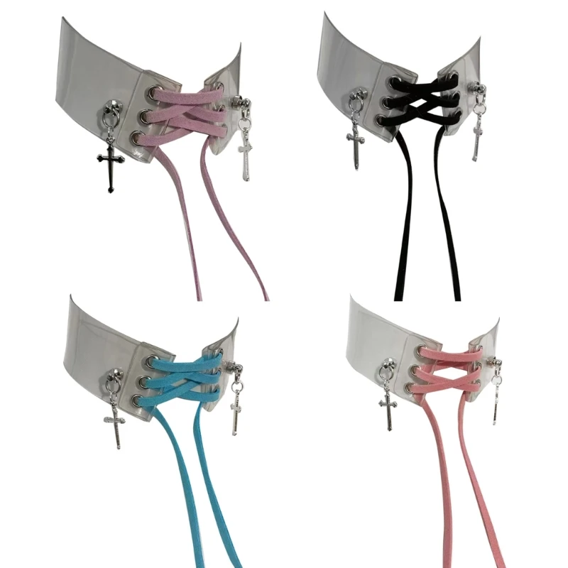 

Регулируемый крест-колье в стиле панк-ключицы, ожерелье-цепочка, аксессуары для женщин F0S4