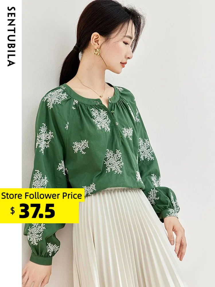 Sentubila Comfortable Long Sleeve Blouses For Women Fashion 2023 Puff Sleeves Pullovers Chiffon Shirts Office Lady Top 133C51038
Sentubila Comfortable Long Sleeve Blouses For Women Fashion 2023 Puff Sleeves Pullovers Chiffon Shirts Office Lady Top 133C51038