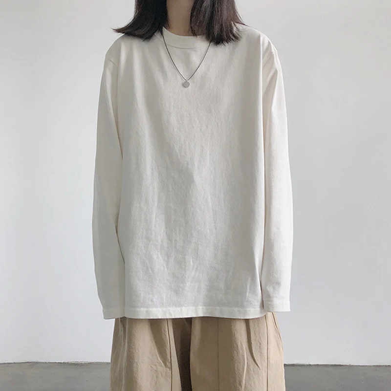 HOUZHOU White Long Sleeve T-shirt Women 2023 Autumn New Loose Basic O-Neck Solid Oversized T-shirt Casual Korean Style Top
HOUZHOU White Long Sleeve T-shirt Women 2023 Autumn New Loose Basic O-Neck Solid Oversized T-shirt Casual Korean Style Top
