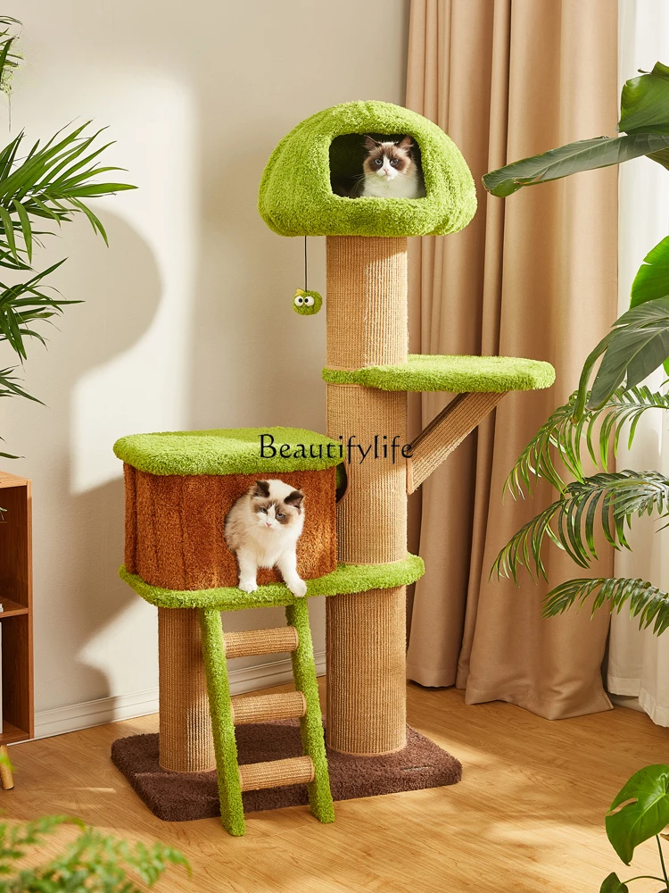 Tree Hole Cat Climbing Frame Nest Tree Integrated TONTINE Small Apartment Multi-Storey Cat Climbing Frame 
Tree Hole Cat Climbing Frame Nest Tree Integrated TONTINE Small Apartment Multi-Storey Cat Climbing Frame